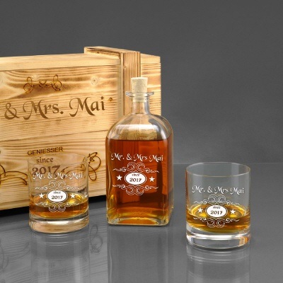 Whisky-Set mit Gravur "Wanted" – Bild 6